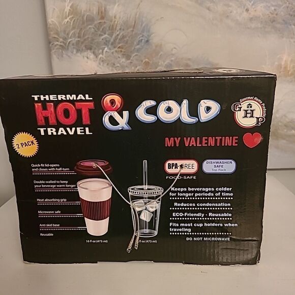 My Valentine Hot & Cold Travel Cups - Picture 2 of 7